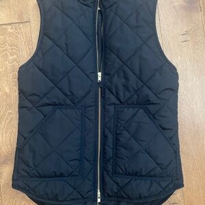 J. Crew Dark Quilted Vest